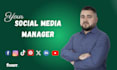 be your social media marketing manager