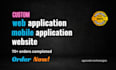 do full stack web app development using react js, node js