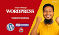 design redesign wordpress website, website development as website builder
