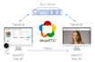 build video or audio call website with webrtc react node socket io