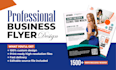 design a professional flyer for your business