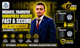 migrate, transfer wordpress website in 4 hours
