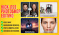 do ai photoshop editing, face swap, background removal, photo manipulation