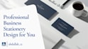 design a professional business stationery suite for your brand