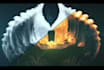 create luxury fire wings intro logo video