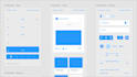 design mobile app wireframe UI UX in figma design