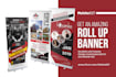 design professional roll up banner