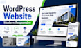 build a modern responsive wordpress website