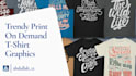 design trendy print on demand tshirt graphics for redbubble and etsy