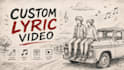 make a custom animated lyric video for your song