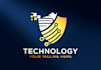 do stunning technology security crypto data logo