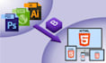 convert psd to responsive html