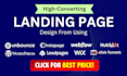 design landing page in unbounce, instapage and clickfunnels
