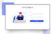 create your log in and register page with validation with database