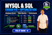 fix mysql sql database errors, optimize queries and improve performance