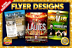 design high end flyer, social media post for business, event