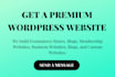 design, redesign a wordpress website or do wordpress edits