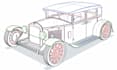 do a highly detailed graphic line art  and sketch