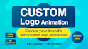 make a unique custom logo animation and intro video