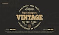 design a unique retro vintage logo
