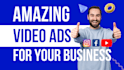 create amazing promo, short video ads for your business