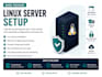 set up linux servers, deploy applications and manage services