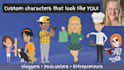 create an animated video with you as a cartoon character