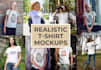 do realistic tshirt mockup