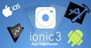 do app submission of your to playstore and appstore