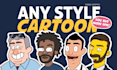draw your portrait in any cartoon style you want