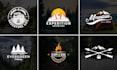design vintage, retro, badges, business, company, outdoor brand, or hipster logo