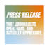 write a press release that converts