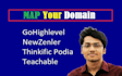setup dns domain to gohighlevel, newzenler, thinkific, podia cname