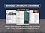 design business capability statement on photoshop