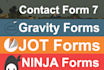 design contact from 7,gravity forms,ninja forms, jot forms