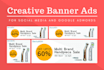 design creative banner ads for social media and google adwords