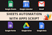 automate google sheets with apps script