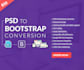 convert your psd into bootstrap