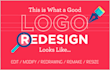 make and edit logo recreate resize remake or modify redesign
