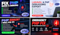 fix any bug or error in PHP, laravel or wordpress websites fast