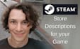 write the steam store page description for your video game