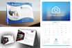 do professional full page or desk calendar design