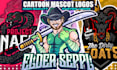 design esport logo for game,sports,team,cartoon,twitch
