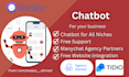 create chatbot for social media platforms using manychat, tidio