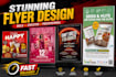 be your professional business flyer designer, graphic design expert