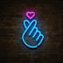 do 3d realistic neon sign logo mockup