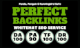 build 100 unique domain SEO backlinks on da100 tf100