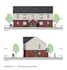 provide a set of 2d elevations in autocad