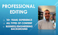 review and edit your technical writing