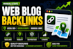 create web blog backlinks for local SEO and indexing